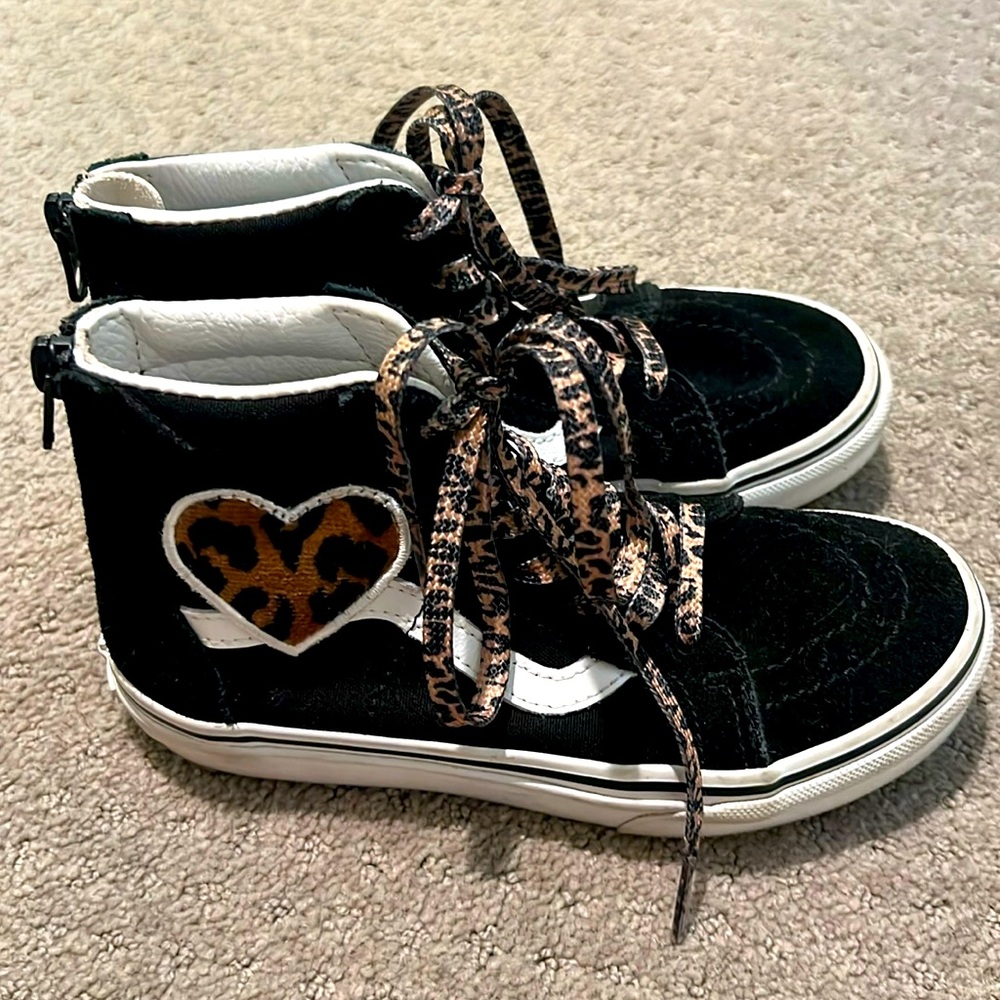Girls hi-top Vans size 1